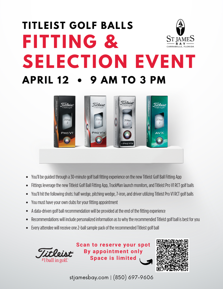 Titleist Golf Ball Fitting 4.12.2025 Flyer