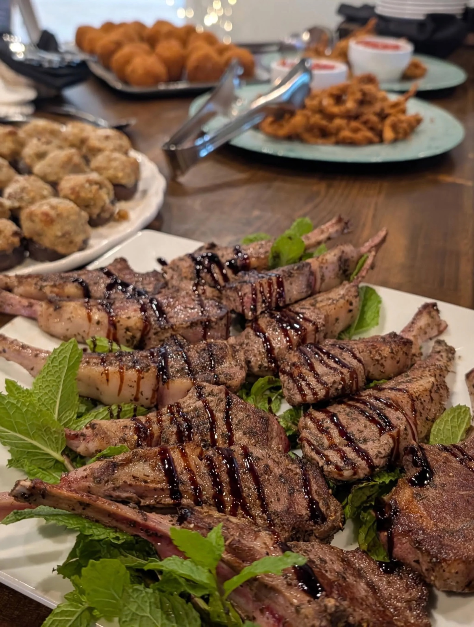 Chef-prepared dishes at the Crooked River Grill